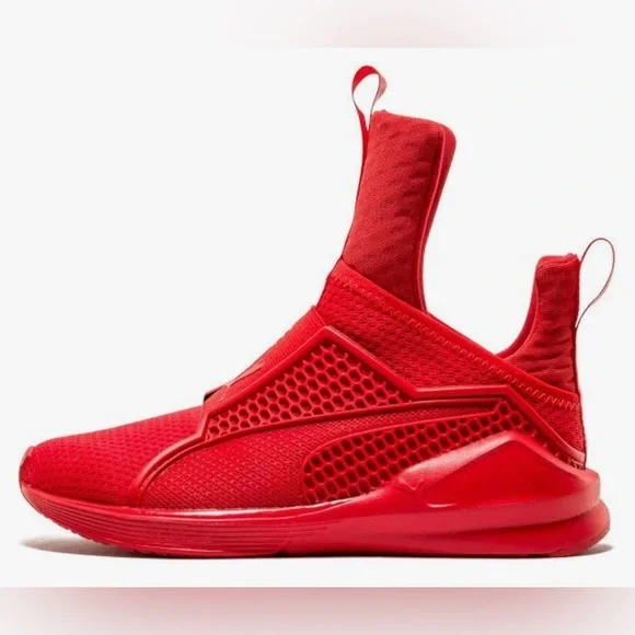 EUC [Fenty x PUMA] Rhianna Trainer in High Risk Red Athletic Sneakers Womens 6.5 - Picture 2 of 15